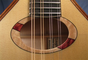 sitka spruce, big leaf maple flattop mandolin